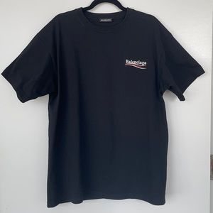 Gently used balenciaga campaign oversized t-shirt